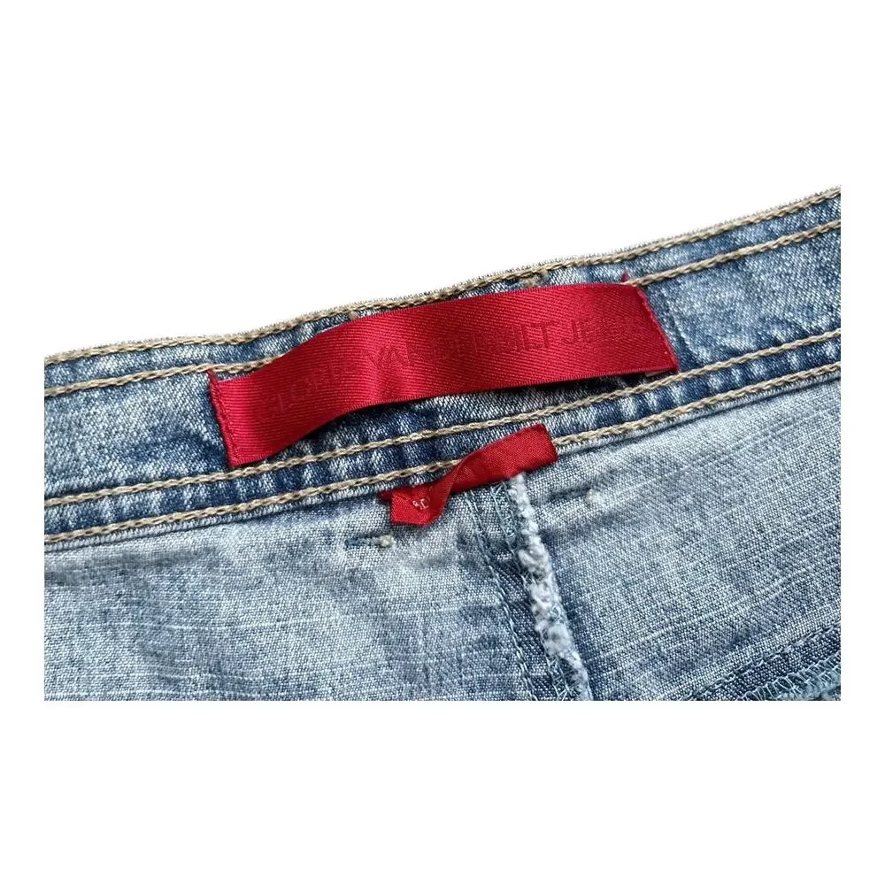 Gloria Vanderbilt Jeans Womens 14 Short High Rise Straight Leg Light Wash